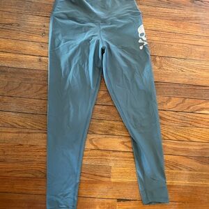 Soulcycle teal leggings